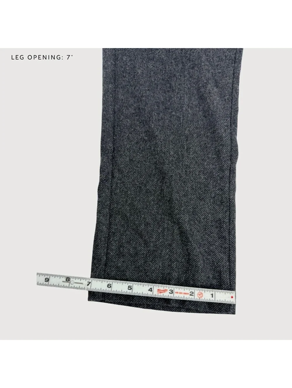 I Love Ugly Kobe Wool Blend Charcoal Pants M